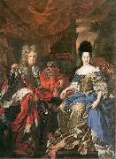 Jan Frans van Douven Double portrait of Johann Wilhelm von der Pfalz and Anna Maria Luisa de' Medici Sweden oil painting artist